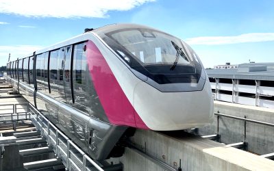 กรมการขนส่งทางราง เร่งเปิดให้บริการรถไฟฟ้าสายสีชมพู คืบหน้า 96.43%