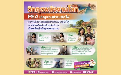 PEA รณรงค์ประชาชนใช้ไฟฟ้าอย่างประหยัด และมีประสิทธิภาพ