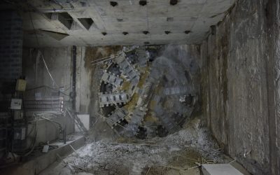 รฟม. ลงพื้นที่สายสีม่วงใต้ หลังหัวเจาะอุโมงค์ทะลุสถานีอนุสาวรีย์ประชาธิปไตย