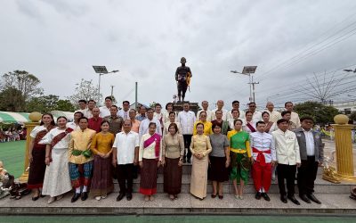 วิทยุการบินฯ ร่วมกับชุมชนท้องถิ่นจังหวัดร้อยเอ็ด จัดงานสืบสานประเพณีบุญบั้งไฟ