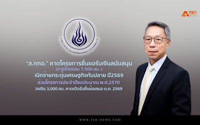 “ส.กทอ.” คาดโครงการยื่นขอรับเงินสนับสนุน ภายใต้กรอบ 7,500 ลบ .เบิกจ่ายทันปลายปีนี้