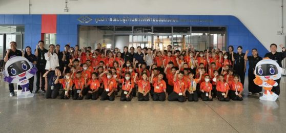 รฟม.ต้อนรับโรงเรียนวัดกระจับพินิจ เยี่ยมชมศูนย์การเรียนรู้ด้านรถไฟฟ้า ทดลองโดยสารรถไฟฟ้า MRT สายสีน้ำเงิน